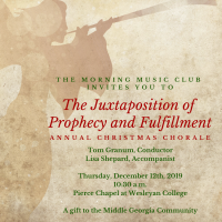 The Juxtaposition of Prophecy and Fulfillment: Christmas Chorale
