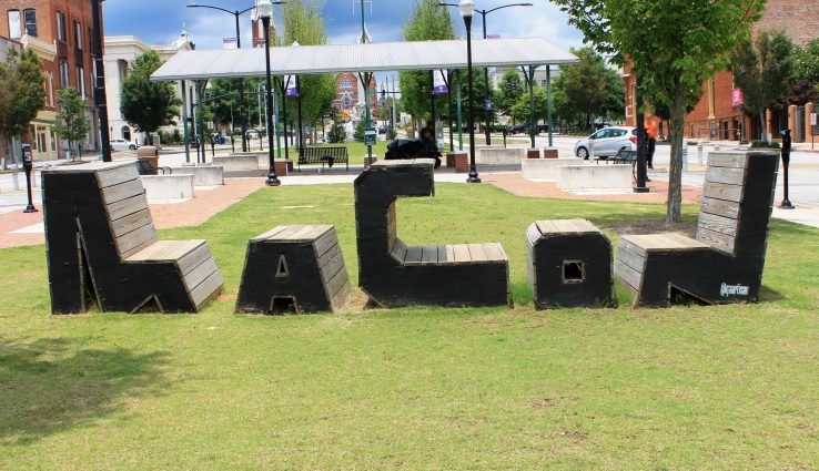 Macon Shaped Benches