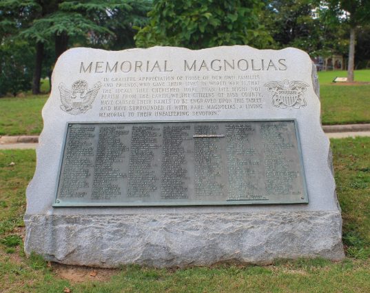 Gallery 3 - Memorial Magnolias Plaque