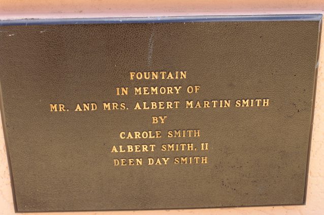 Gallery 4 - Mr. And Mrs. Martin Smith Memorial Fountain