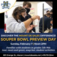Souper Bowl Preview Day at Mount de Sales Academy