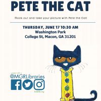 Middle Georgia Regional Library Welcomes Pete the Cat