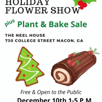 Holiday Flower Show, Bake Sale & More!