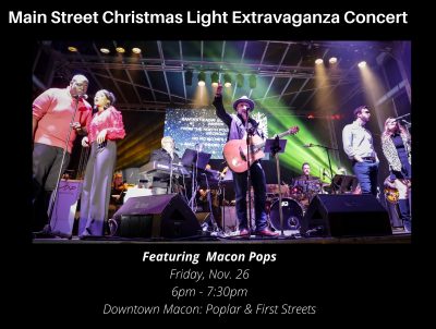 Macon Pops Concert Kicks off Main Street Christmas Light Extravaganza