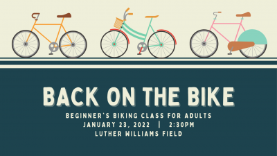 Back on the Bike - Beginner's Biking Class for Adults