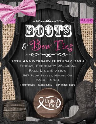 Boots & Bow Ties 15th Anniversary Birthday Bas...