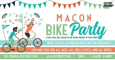 Macon Bike Party: The Triangle-Old Forsyth Road