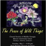 "The Peace of Wild Things" spring choral concert