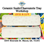 Ceramic Sushi/Charcuterie Tray Workshop