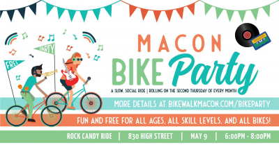 Macon Bike Party: Rock Candy Ride