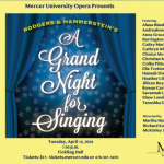 Mercer University Opera Presents “It’s a Grand Night for Singing”