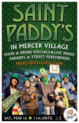 Saint Paddy’s Celebration in Mercer Village